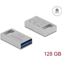 DeLock USB 128 GB USB 3.2 silber