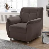 sit&more Sessel »Sonoma«, mit Federkern braun
