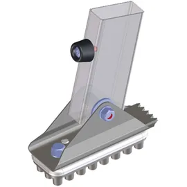 ZARGES Schwenkfuß mit Gummiauflage 125 x 50 mm