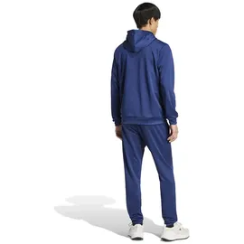 adidas Men's Big Logo French Terry HOODED TRACKSUITS, dark blue, XL