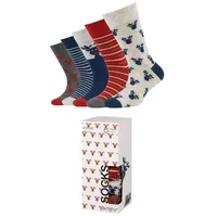CAMANO Kinder Socken 5er Pack 35/38 navy peony -