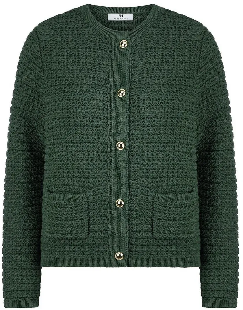 Strickjacke Peter Hahn grün, 46