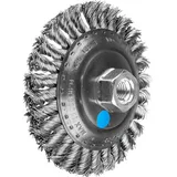 pferd tools Kegelbürste gezopft KBG Ø 125x15 mm M14 Edelstahl-Draht-Ø 0,50mm Winkelschleifer