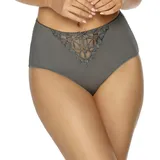 VIANIA! Taillenslip 184260 hoher Schnitt super Helga Farbe Graphite Grau, Größe:48/50 - 48-50