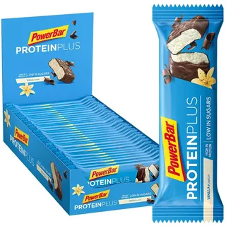 Powerbar Protein+ Low Sugar Vanilla Riegel 30 x 35 g