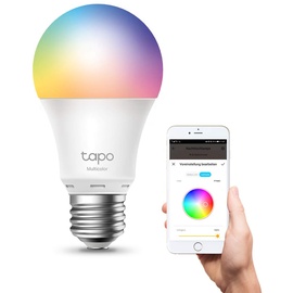 TP-LINK Technologies TP-Link Tapo L530E Smart Lighting Intelligentes Leuchtmittel Metallisch, Weiß WLAN