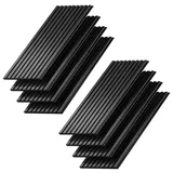 Vicco Wandpaneele Akustik Eiche Schwarz 8 St. 8 x 60 x 2 cm