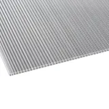 Scobalit Polycarbonat Doppelstegplatte | 10 mm | Breite 2100 mm | Klar | Beidseitiger UV-Schutz | 2500 mm