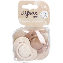 Difrax Fopspeen Dynamische Harmonie Creme - L.Braun 3-6m