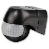 ChiliTec Bewegungsmelder "CBM-Slim" 180° LED geeignet, IP44, 1-800W, schwarz