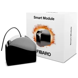 FIBARO Smart Module Z-Wave Plus Switch Module 1 St. Schwarz