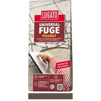 Lugato Universal-Fuge Flexibel Fugenmörtel 2-30 mm Balibraun 5 kg