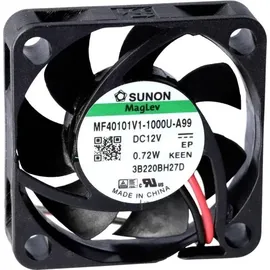 Sunon MF40101VX-1000U-A99 Axiallüfter 12 V/DC 16.81 m3/h (L x B x H) 10 x 40 x 40mm