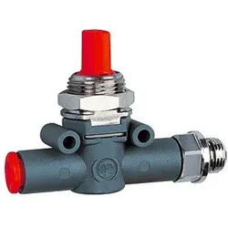 Absperrventil, Schlauch - Gewinde, G 1/8", Schlauch 8