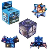 Sternenklarer Himmel Infinity-Würfel,Sternenhimmel Planet 3D-Puzzles, 2 in 1 Sternenklarer Himmel Zauberwürfel,Lernspiel Geschenke
