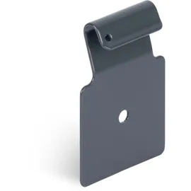 GAH Alberts Alberts 825119 Dekorhaken für Doppelstabmatten - Gr. S - sendzimirverzinkt - anthrazit - kunststoffbeschichtet - RAL7016 | 4er Set