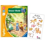 Ravensburger tiptoi ® Buch - Komm mit in den Wald + Tier-Sticker