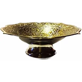 Marrakesch Orient & Mediterran Interior Orientalische Indische Messingschale Rayhan goldfarben/silberfarben