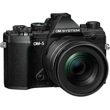 OM System OM‑5 schwarz 12‑45 mm PRO Objektiv-Kit