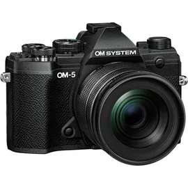 OM System OM‑5 schwarz 12‑45 mm PRO Objektiv-Kit
