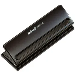 Jüscha Bind-System - Locher - 6 Löcher - Metall - Schwarz