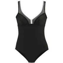 LASCANA Badeanzug Damen Schwarz 54 Cup B