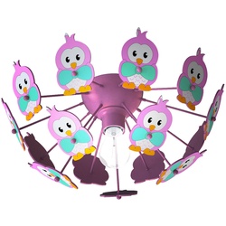 Design Kinder Spiel Zimmer Decken Beleuchtung Strahler Lampe Eulen Tier Motive Leuchte