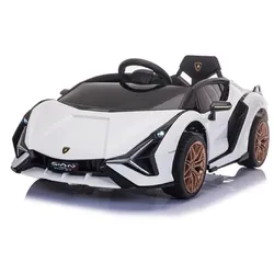 TPFLivingElektro-Kinderauto Lamborghini Sian weiß