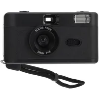 Angoily Wiederverwendbare ABS Retro Filmkamera mit Eingebautem Blitz 35-MM Kamera ohne Batterie für Analoge Retro Bilder