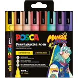 Posca PC-5M Manga Hero, 8 Stk. sortierten Farben