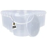 FixedByU Putzeimer Set 20 St. Transparent