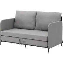 [en.casa] Schlafsofa Soini 2-Sitzer Hellgrau