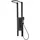 Badplaats Duschpaneel, Caspian mit Thermostatarmatur Schwarz – Edelstahl-
