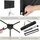 Tectake tectake® Beamer-Leinwand für 4K HD, Ultra HD und Full HD, Gain-Faktor 1,0, reißfester Terylenestoff, faltenfrei gespannt, Format 16:9, 72“