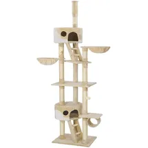 Tectake Hansi 60 x 45 x 260 cm beige/weiß