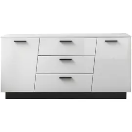 HOMETREND Sideboard Media V Dekor Weiß