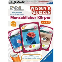 Ravensburger 00080 - tiptoi: Wissen und Quizzen: Menschlicher Körper [ohne Stift] | Zustand: Neu & original versiegelt