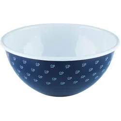 Riess Country Obst und Salatschüssel Ø22cm 2,5 Liter Emaille Dirndlblau
