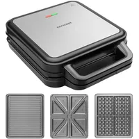 Concept SV3080 Sandwich maker with exchange plates FAMILY 3in1 1200 W,