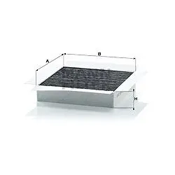 Mann-filter Filter, Innenraumluft [Hersteller-Nr. CUK2032] für Smart