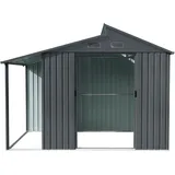 Floraworld Skylight mit Anbau, 300 x 173 x 225 cm anthrazit