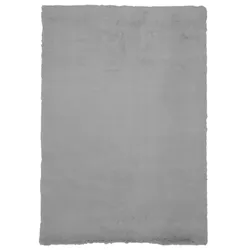 Webteppich Fuzzy 2 in Grau ca. 120x170cm