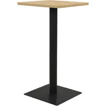 vidaXL Bistrotisch Eichefarben 50x50x107 Cm - Vidaxl