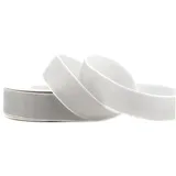 Creativery Geschenkband Samt unifarben Blau/Grau 25 mm x 5 m