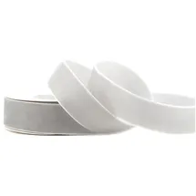 Creativery Geschenkband Samt unifarben Blau/Grau 25 mm x 5 m