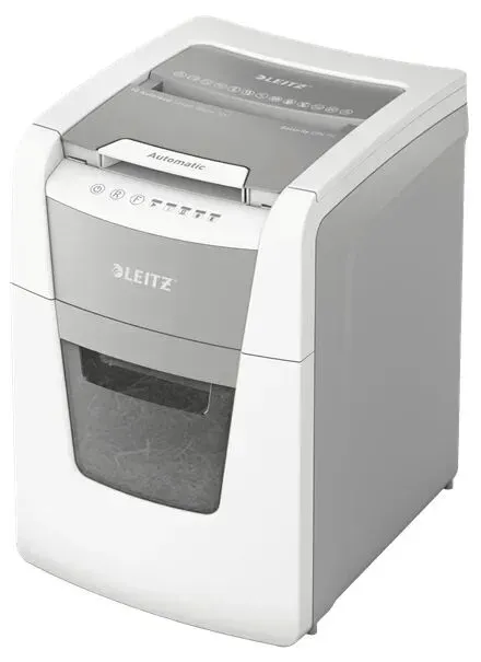 Leitz 80110000 Aktenvernichter Kreuzschreddern 55 dB 22 cm Grau, Weiß