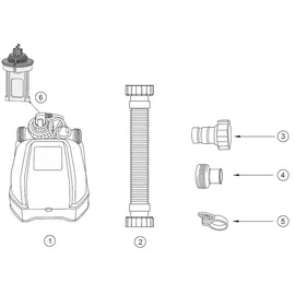 Salzwassersystem 'Hydrogenic' 6 g/h 80 W