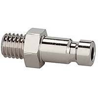 Riegler Nippel für Kupplungen NW 2,7, Messing vern., M5