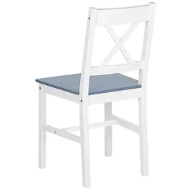 Beliani Essgruppe Weiß, 4-Sitzer