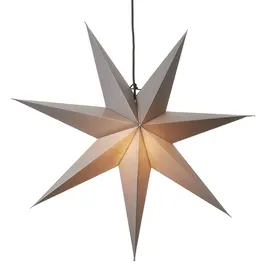 Star Trading Papierstern Ozen 70 cm grau